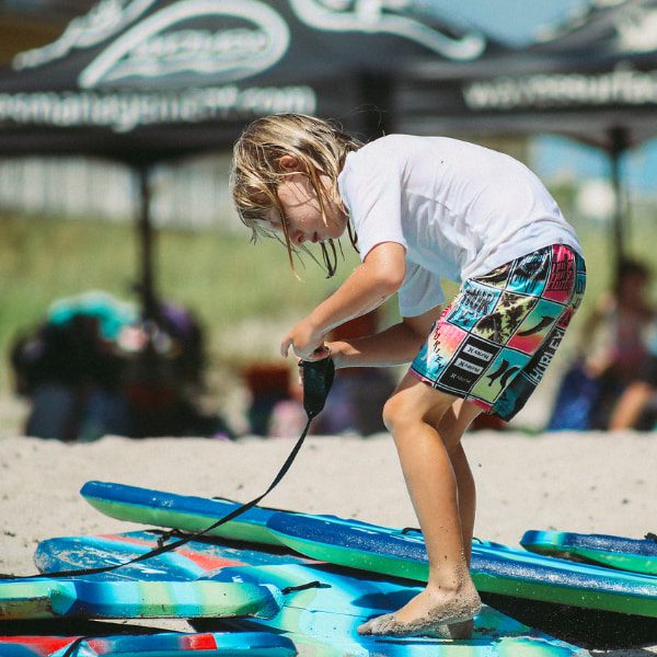 kid with surf